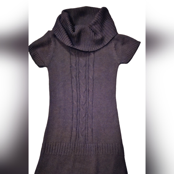 🍷Cowell neck mini sweater dress - Picture 3 of 7